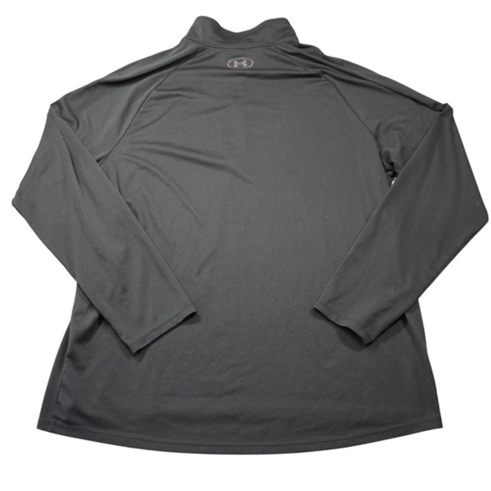 Under Armour Mens Tech 2.0 Quarter Zip Pullover Black 2XL Loose Fit Workout Top - Picture 6 of 6